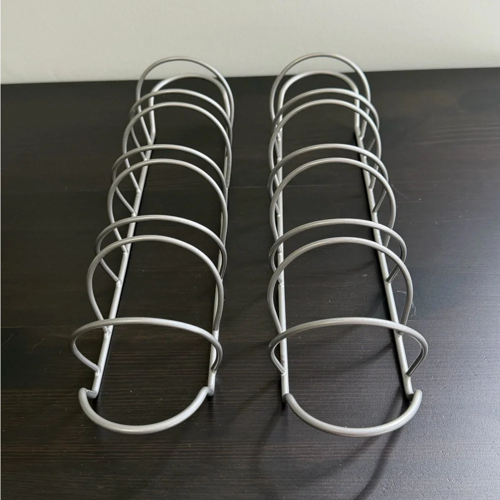 Crate & Barrel Taco Metal Wire Taco Serving Racks, Two